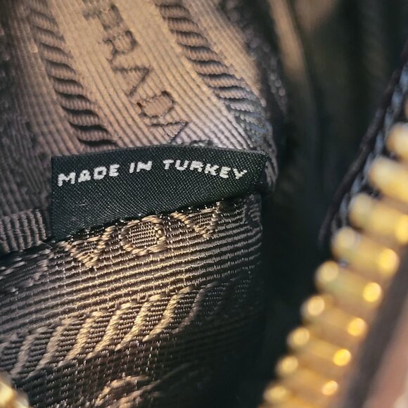 PRADA Logo Jacquard Canvas Crossbody Camera Bag - Picture 13 of 16